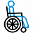 آیکون پرستاری از بیماران معلول جسمی حرکتی | Disabled icon wheelchair